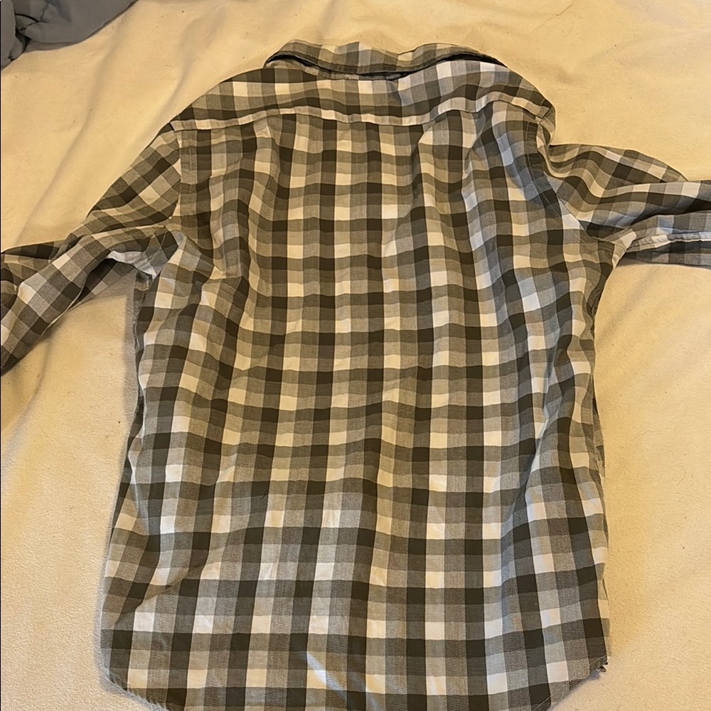 Express Men's Plaid Shirt - Picture 6 of 7